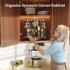 Lazy Susan Organizer Spice Rack - Spice Organization for Cabinet