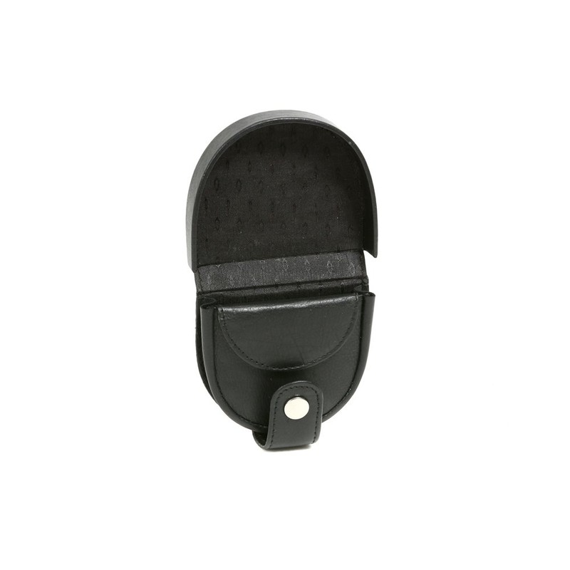 Coin Box LEAS, Genuine Leather, black - ''LEAS Special-Edition''