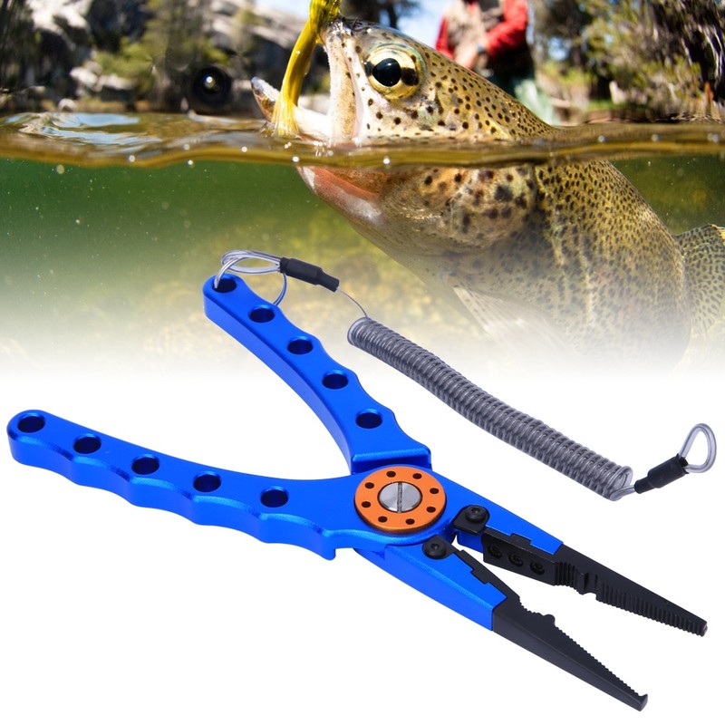 Aluminum Alloy Fishing Lure Pliers Fishing Control Clamp Fish Cutter