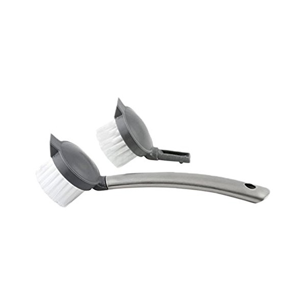 Weis Washing Up Brush with Plastic Bristles Including Replacement Brush