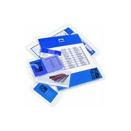 TruLam 10 Mil Laminating Pouches with Rounded Corners | 1/4 Letter Size | 4-3/4 in. x 6 in. | Glossy Finish | Premium Adhesive for High-Clarity | 2 Carriers Included | 25 Pack