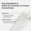 Sulfur 10% Powder-to-Cream Concentrate