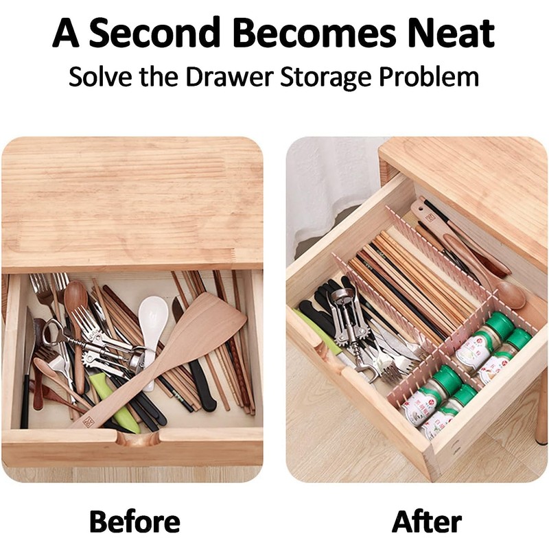 JSF Drawer Organiser, Adjustable Desk Organiser, Plastic Storage System