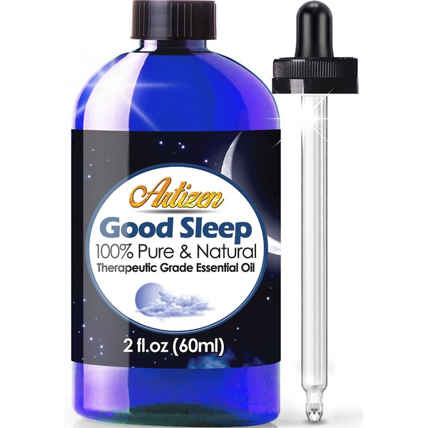 Artizen Good Sleep Blend Essential Oil (100% Pure & Natural - Undiluted) Therapeutic Grade - Huge 2oz Bottle - Perfect for Aromatherapy, Relaxation, Skin Therapy & More!