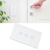Smart Light Switch APP Control 3 Way Tempered Glass Panel