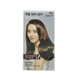 man with flowers BTM Flower Man Ink Hair Color N5 (Dark Brown) / BTM 꽃을든남자 먹물헤어칼라 N5(진한갈색)