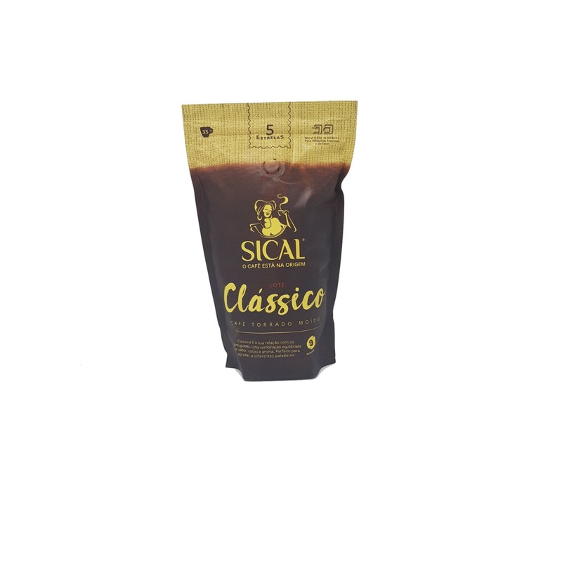 Sical Portuguese Clasico Normal Ground Coffee Cafe 5 Estrelas 250G