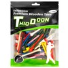 THIODOON Golf tees 54mm Less Friction Wooden Tees Training for