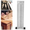 Ultra Precision Marking Ruler Stainless Steel Woodworking Scribing Ruler Gauging