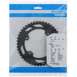 SHIMANO Cycling Y0K798010 FC-RX600-10 46T-NF Chainring - Spare Parts for Bicycle