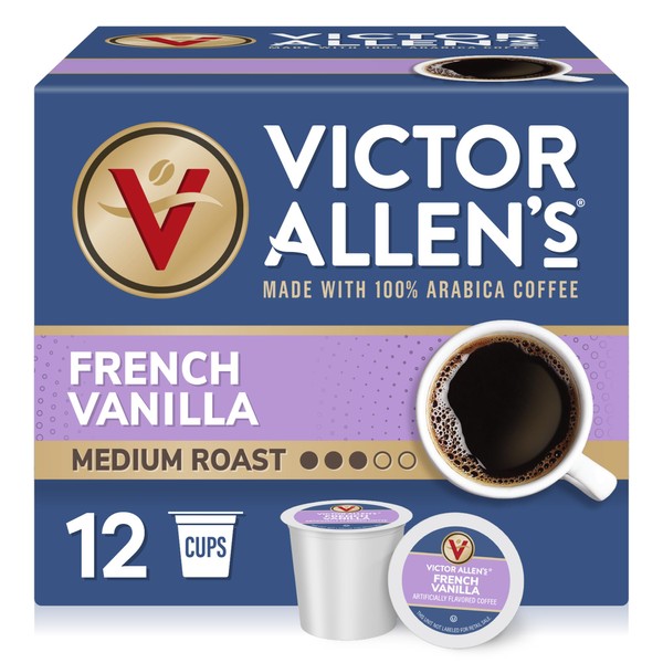 Victor Allen's Coffee French Vanilla Flavored, Medium Roast, 1 Pack