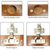 ZERO HOME 100 Pack Plastic Hinge Dowel Inserts with Screws