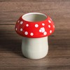 Bicuzat Mushroom Shaped Ceramic Kitchen Utensil Holder, Large Cooking Utensil