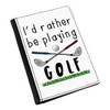 Gift Base I'd Rather Be Playing Golf Passport Holder Cover