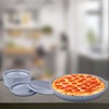 50 x Round 8" Individual Aluminium Foil Trays Flan Pans,