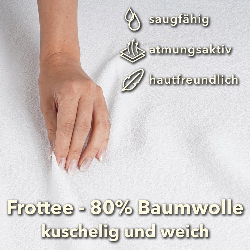STUDIO Basic Terry Fitted Sheet 90 x 200 cm, Cotton