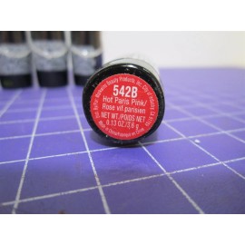wet n wild (542B) Silk Finish Lip Stick Hot Paris Pink 0.13 Oz Qty-6