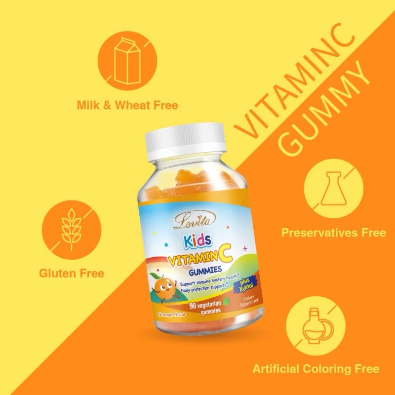 Lovita Gomitas Veganas Vitamina C Niños 150mg 90 Gomitas