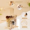 Makeup Brush Holder, Clear Make up Brush Holder with 17