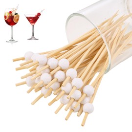 100 Pieces Golf Cocktail Picks 4.72 Inch Golf Skewers Decorative Toothpicks for Appetizers Fruit Sandwich Wooden Mini Food Skewers for Garnish Catered Events Sports Party Supplies