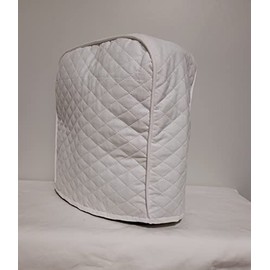Simple Home Inspirations Quilted Cover Compatible with K Coffee Brewing System (K-Mini, White)