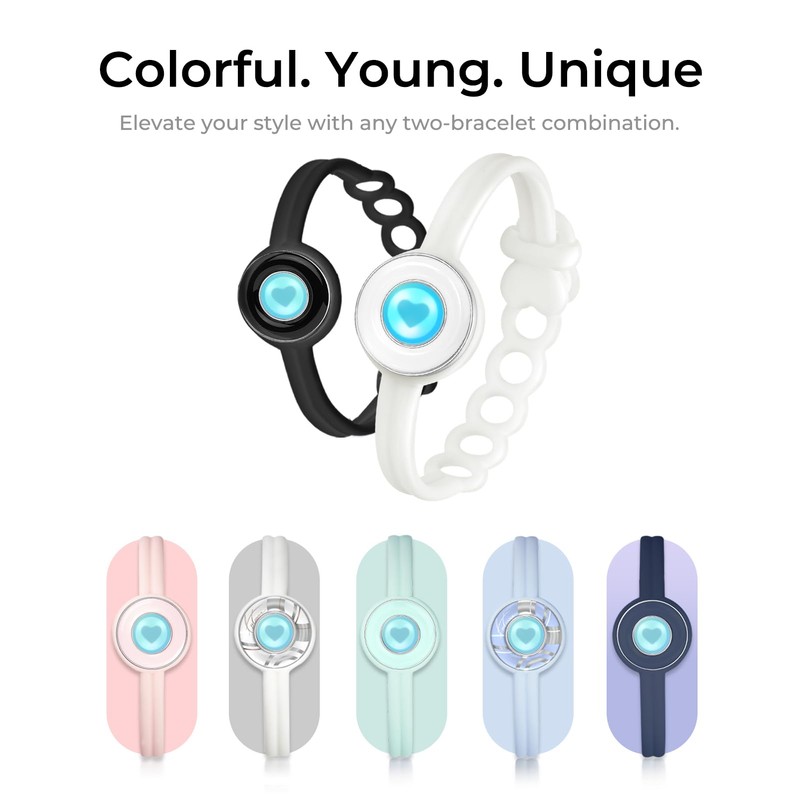 TOTWOO Candy Long Distance Touch Couple Bracelets