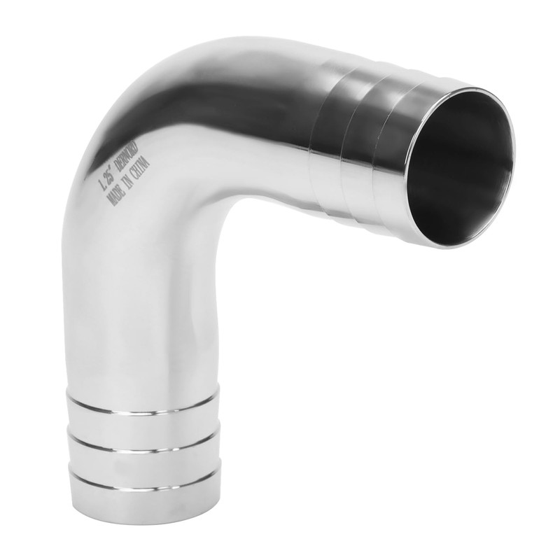 DERNORD Sanitary Hose Barb Fitting 304 Stainless Steel 1-1/4" Barbed