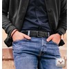 BULLIANT Men Belt 2Pack,Braided Woven Leather Belt For Men Golf