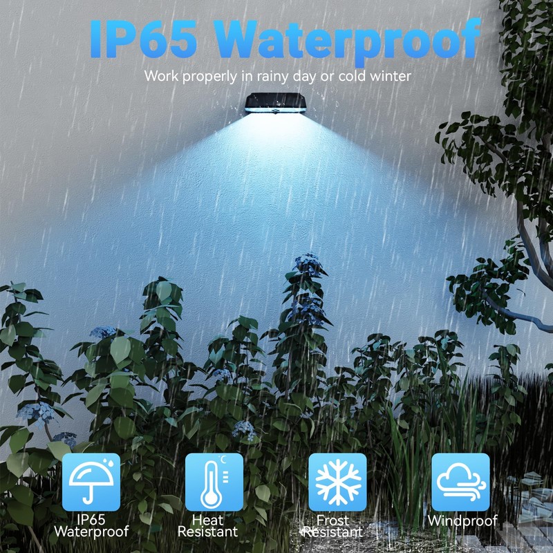 Solar Powered Color Changing LED Light Waterproof Outdoor 10 Modes