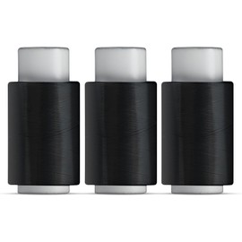 UK SUPPLIES LIMITED 3 Rolls, Black Mini Stretch Shrink Wrap 100mm x 150m (17mu) I Strong & Multi Use I Tear Resistant I Easy to Use Pallet Wrap I Water & Moisture Proof Cling Film Wrap Mini Core