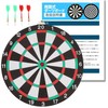 bath & bath Dart Board, Wall Mounted, Silent, 4 Arrows,