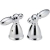 DELTA FAUCET H616 Victorian, Two Metal Lever Handle Kit, Chrome