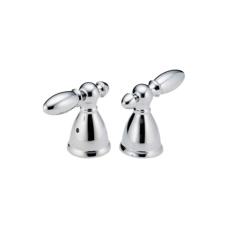 DELTA FAUCET H616 Victorian, Two Metal Lever Handle Kit, Chrome
