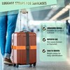 Milifox Luggage Straps for Suitcases, 76" Suitcase Strap, 4 Pack