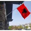 Albania Flag 3x5 Ft, Moderate-Outdoor Both Sides 100D Polyester,Canvas Header