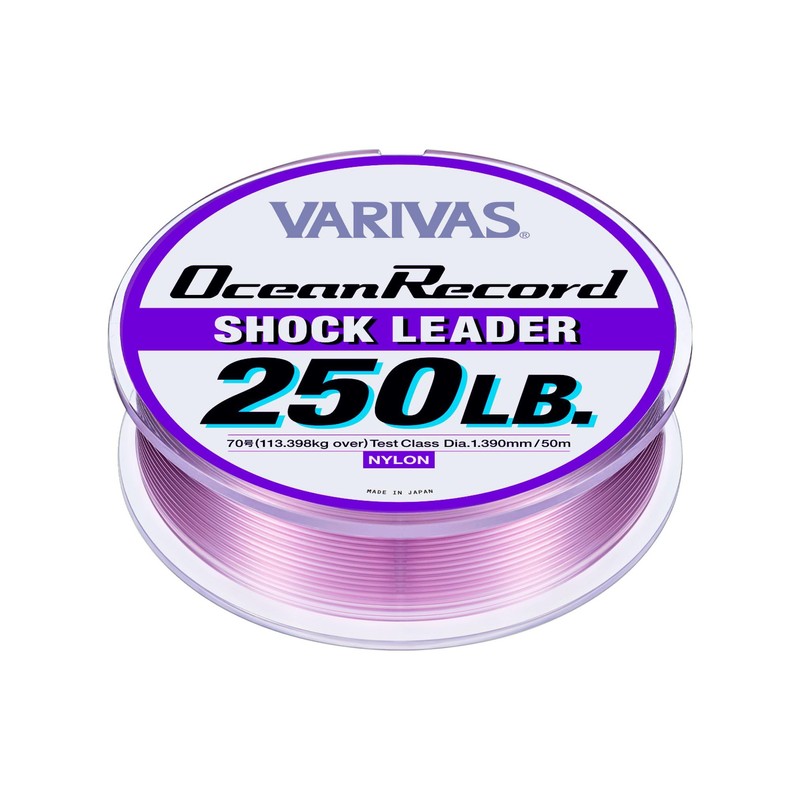 VARIVAS Ocean Record Shock Leader 50m 250lb.(#70)