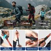 TENPLAY Trekking Pole 7075 Aluminium,EVA Anti-Slip Grips,Quick Lever Lock,3 Section