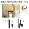 RoyalHouse Bamboo Over The Toilet Storage Cabinet with Bottom Shelf,