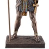 Egyptian God Amun-Re with Rod - Bronzed and Coloured by