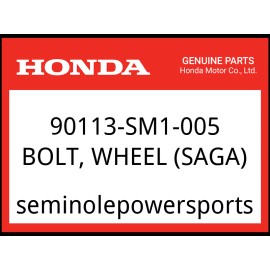 Honda OEM Part 90113-SM1-005 BOLT, WHEEL (ROCKNEL FASTENER)
