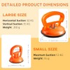 DEZEU 3-Pack Car Dent Puller Kit - Strong Suction for