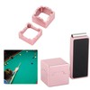 Pool Chalk Holder, Chalk Holder with Belt Clips Aluminum Alloy