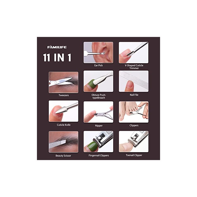 Kit de Uñas, Kit de Manicura FAMILIFE, Kit de Uñas