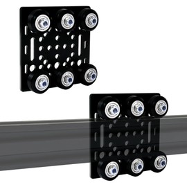 Seekliny 2 Pack 2040 V-Slot Gantry Plate Assembled for 2040 V-Slot T-Slot Aluminum Extrusion 3D Printer Accessories