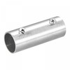 sourcing map Rail Pipe Fitting 2-Way 60mm Length 202 Stainless