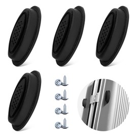 Luggage Feet Luggage Feet for Suitcases - Suitcase Replacement Parts Set of 4 Black Plastic Replacement Feet with 8 Nails, Luggage Accessories for Repair and Retrofitting of Travel Suitcases