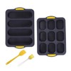 LOVEWE Silicone French Bread Pan Set, Non-Stick Baguette Baking Molds,