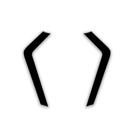 Awonderful Motorcycle Fairing head Stickers Decals-Motorcycle Vinyl Sticker Compatible with YAMAHA YZF R1 2020-2024 (Black)