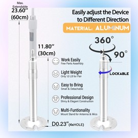 RhymKawa Antenna Paddle Wall Mount Pair for Shuer UA874, UA870, PA805 Active Directional Antenna Installing on Wall and Ceiling