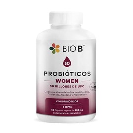 Probióticos Women 50 Billones Bio B Frasco con 60 cáps                                                                                                